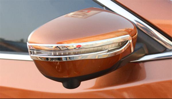 !日産 エクストレイル T32 クロームメッキドアミラーガーニッシュ アンダーカバー ウィンカーガーニッシュ