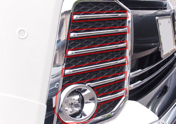 きれい ヴェルファイア VELLFIRE 30 系 35 系 前期 クロームメッキ 