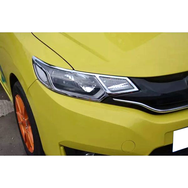 ホンダ フィット Gk 系 Fit3 Gk Gk3 Gk4 Gk5 Gk6 Gp5 Gp6 前期 クローム メッキ ヘッド ライト リング カーパーツならbreed