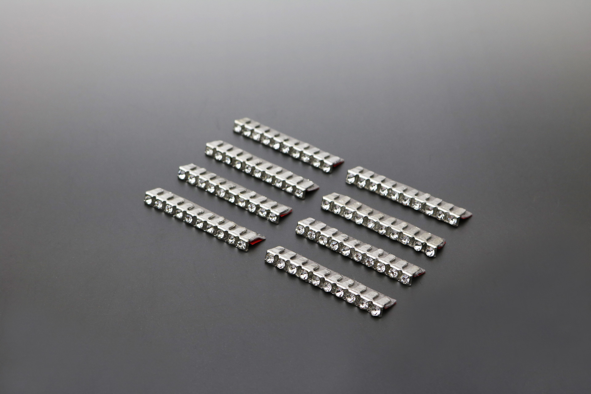 !【汎用品】 日産 スワロフスキー 風 エアコン モール 5cm×8個セット
